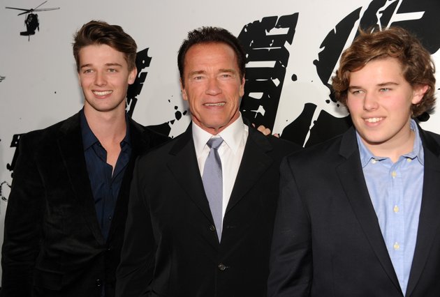 Patrick Schwarzenegger, Arnold Schwarzenegger, Christopher Schwarzenegger