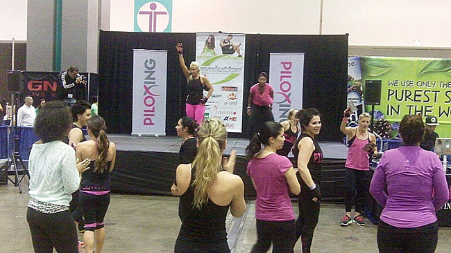 Los Angeles Fitness Expo 2013 - aerobic