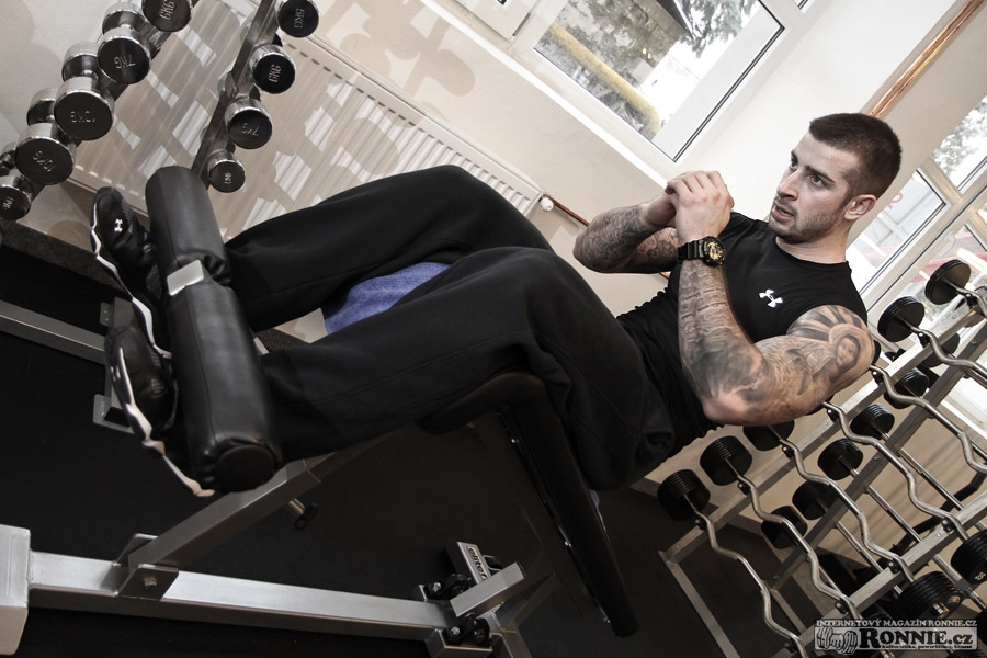 Ond�ej Kraj - tr�nink v Eagle Fitness