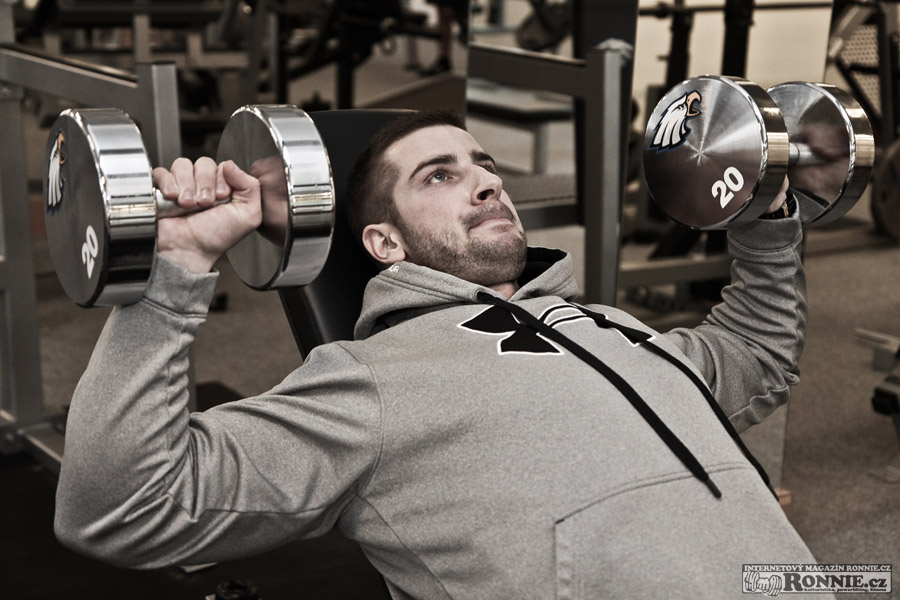 Ond�ej Kraj - tr�nink v Eagle Fitness