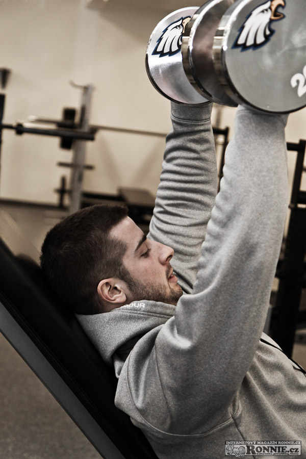 Ond�ej Kraj - tr�nink v Eagle Fitness