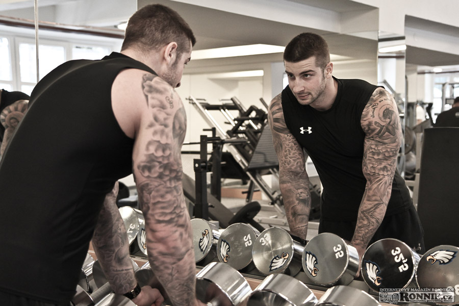 Ond�ej Kraj - tr�nink v Eagle Fitness