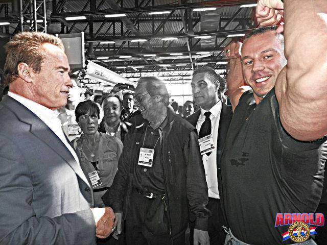 Arnold Schwarzenegger a Alexey Shabunya