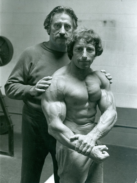 Joe Weider with Eddie Giuliani