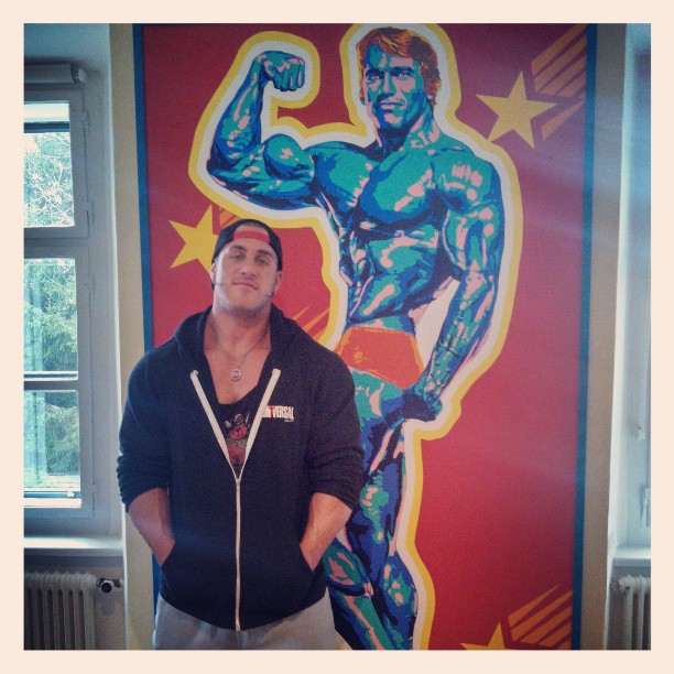 Antoine Vaillant v rodn�m dom� Arnolda Schwarzeneggera