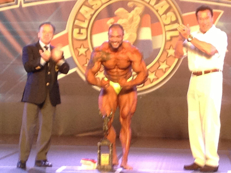 Rafael Santonja, Julio Balestrin, Arnold Schwarzenegger
