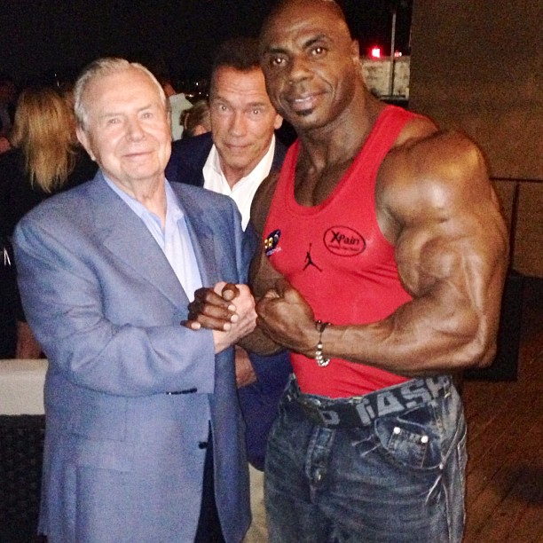 Jim Lorimer, Arnold Schwarzenegger, Toney Freeman
