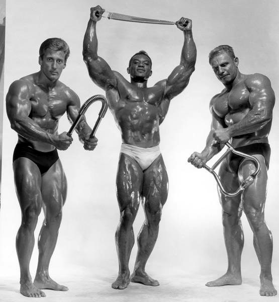 Frank Zane, Sergio Oliva, Chuck Sipes
