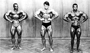 Mr. Olympia 1972: Oliva, Schwarzenegger, Nubret