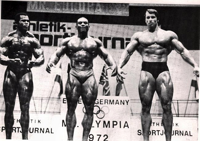 Mr. Olympia 1972: Nubret, Oliva, Schwarzenegger