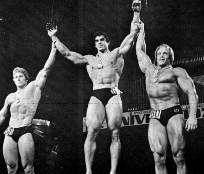 Mr. Universe IFBB: Ken Waller, Lou Ferrigno, Mike Katz