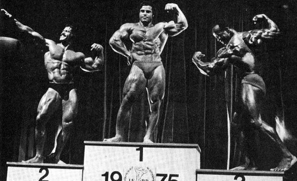 Mr. Olympia 1975: Corney, Columbu, Beckles