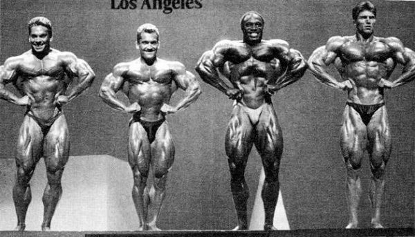 Mr. Olympia 1988: Gaspari, Labrada, Haney, Strydom