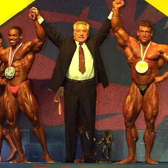 Mr. Olympia 1993: Flex Wheeler, Joe Weider, Dorian Yates