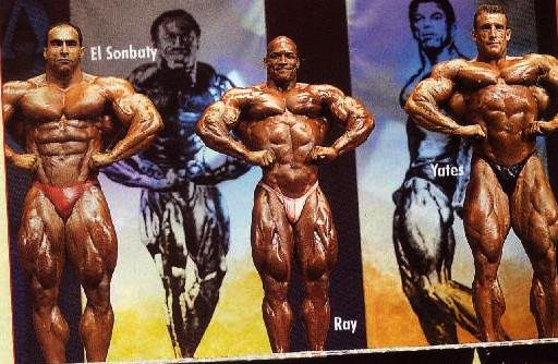Mr. Olympia 1996: Sonbaty, Ray, Yates
