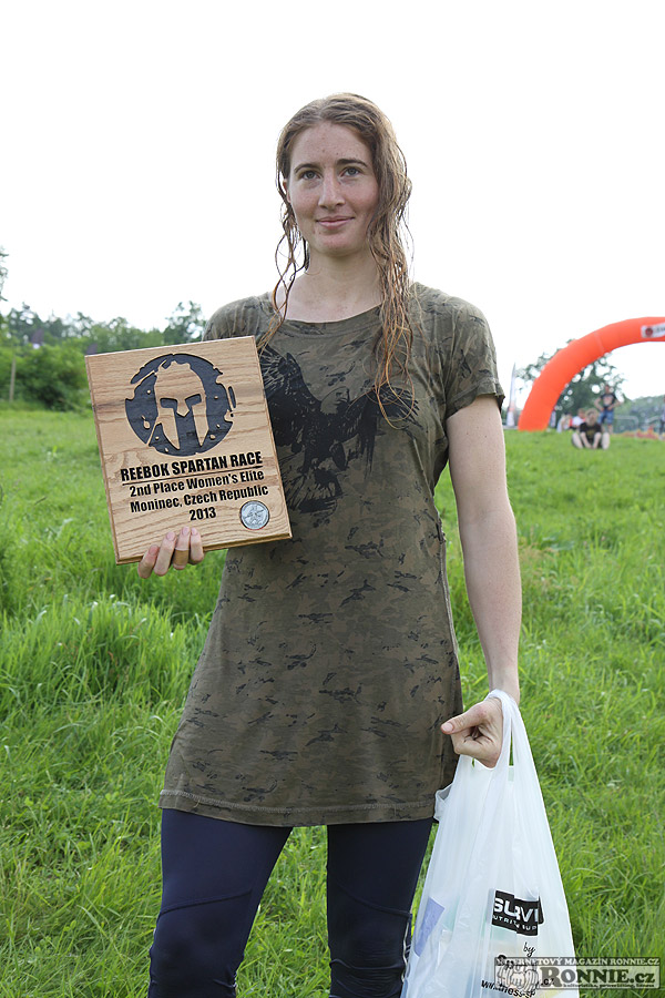Spartan Race Sprint 2013 - Alice Zachari�ov� (2. m�sto �eny, 1:10:31.4)