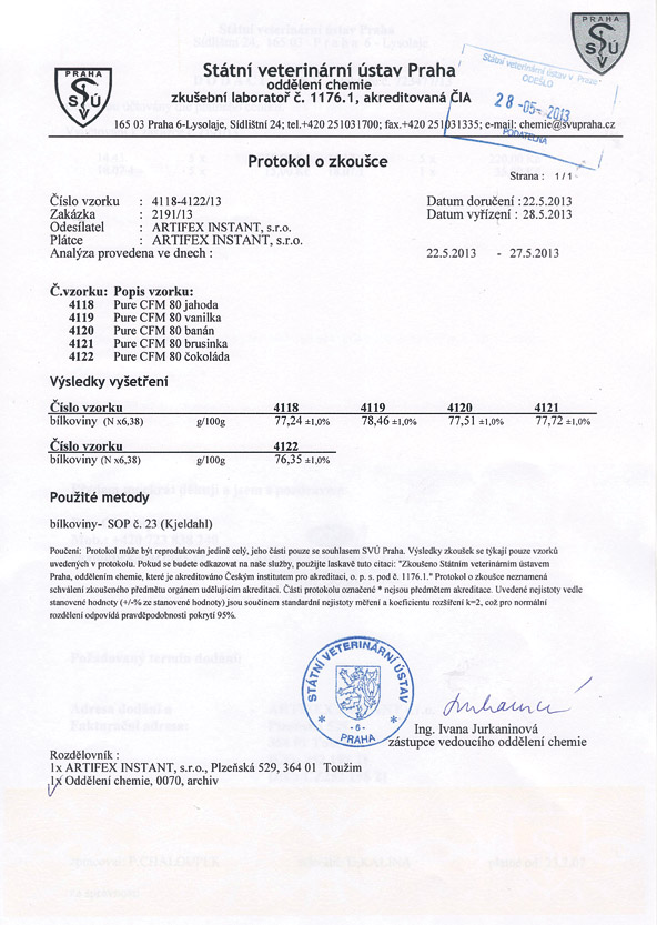 Protokol z laborato�e o b�lkovin�ch