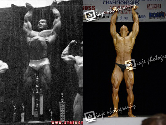 Sergio Oliva v roce 1964 ve v�ku t�iadvaceti let a jednadvacetilet� Sergio Oliva Jr. v sez�n� 2006