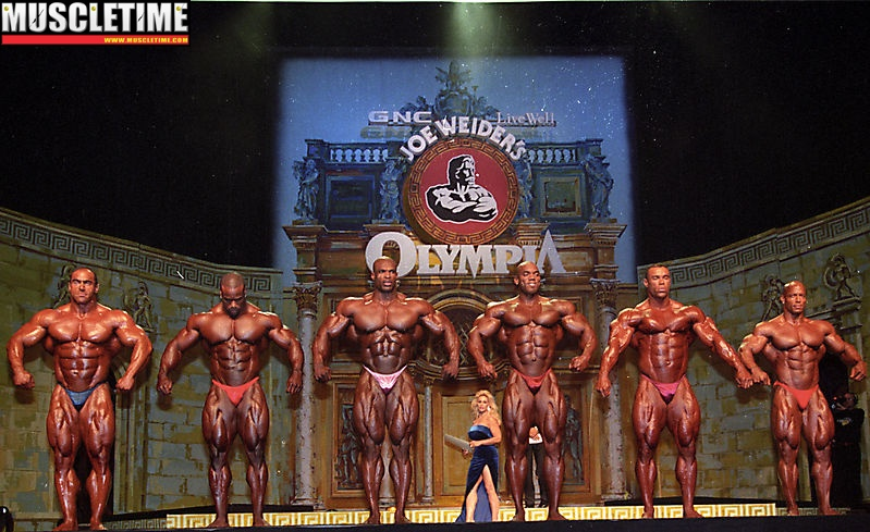 Mr. Olympia 1999: Sonbaty, Cormier, Coleman, Wheeler, Levrone, Ray