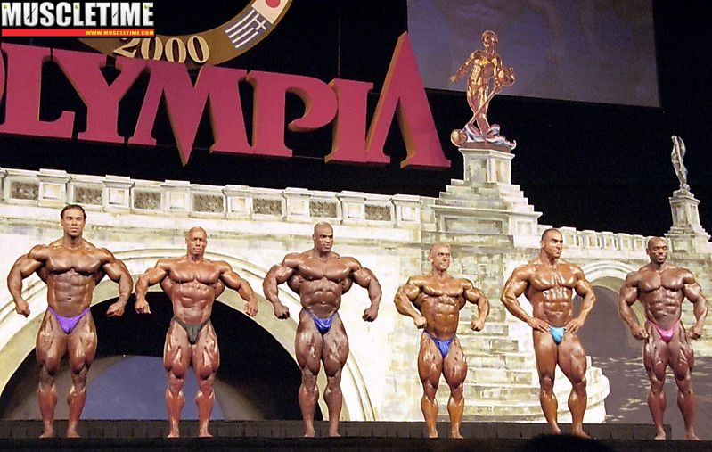 Mr. Olympia 2000: Levrone, Ray, Coleman, Priest, Sonbaty, Wheeler