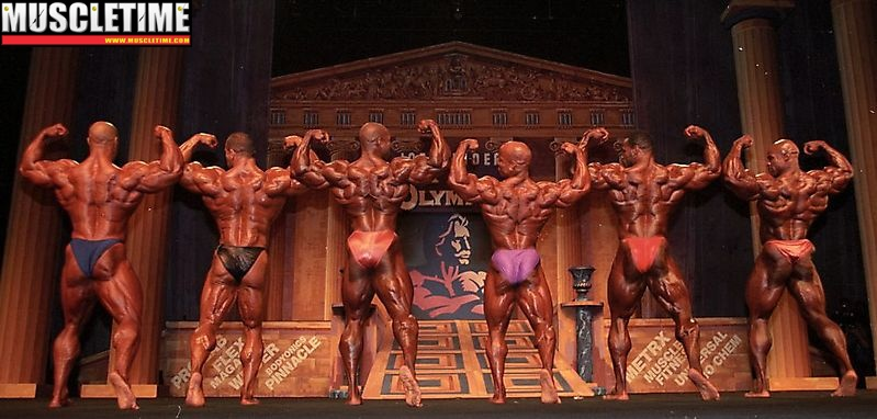 Mr. Olympia 1998: Levrone, Sonbaty, Wheeler, Ray, Cormier, Coleman