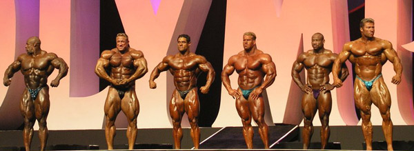 Mr. Olympia 2004: Coleman, R�hl, Badell, Cutler, Jackson, Schlierkamp