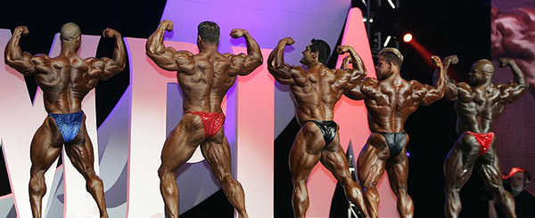 Mr. Olympia 2005: Martinez, Schlierkamp, Badell, Cutler, Coleman