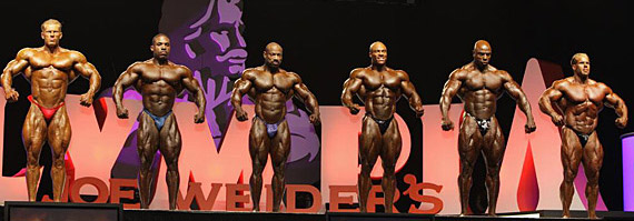 Mr. Olympia 2008: Wolf, Anthony, Jackson, Heath, Freeman, Cutler