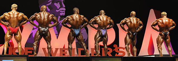Mr. Olympia 2008: Wolf, Freeman, Anthony, Jackson, Heath, Cutler