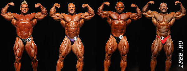 Mr. Olympia 2010: Cutler, Heath, Warren, Jackson
