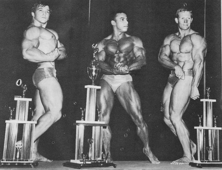 Casey Viator, Chris Dickerson a Ken Waller na AAU Mr. America 1970
