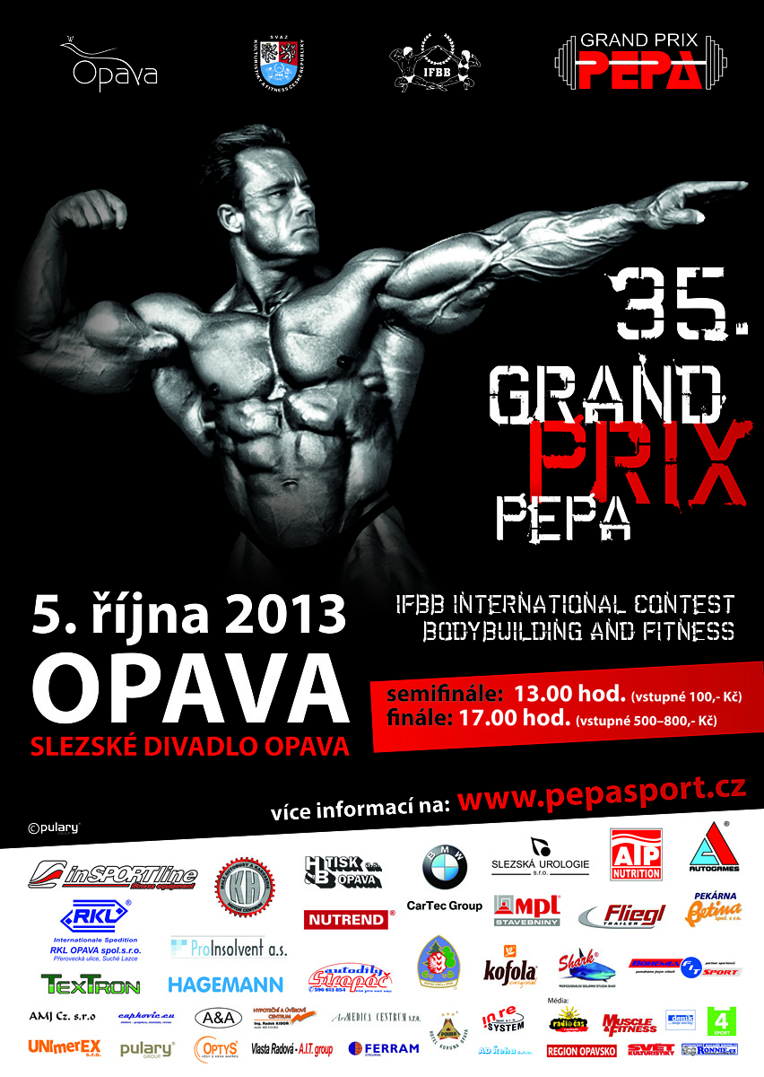 GP PEPA Opava 2013 - plak�t k sout�i