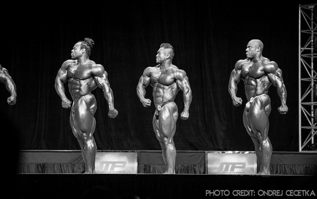 Kai Greene, Hidetada Yamagishi, Phil Heath