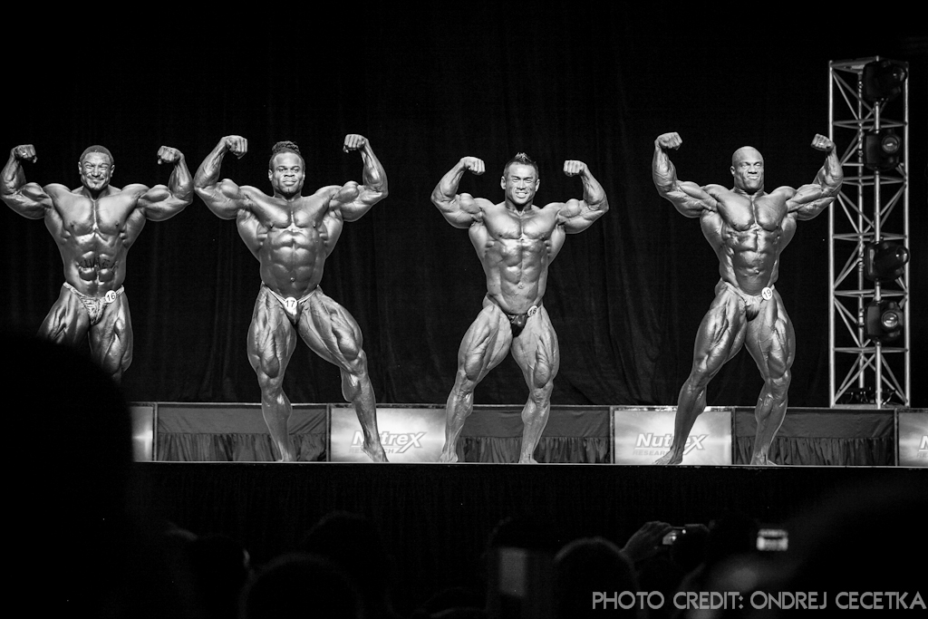 Roelly Winklaar, Kai Greene, Hidetada Yamagishi, Phil Heath