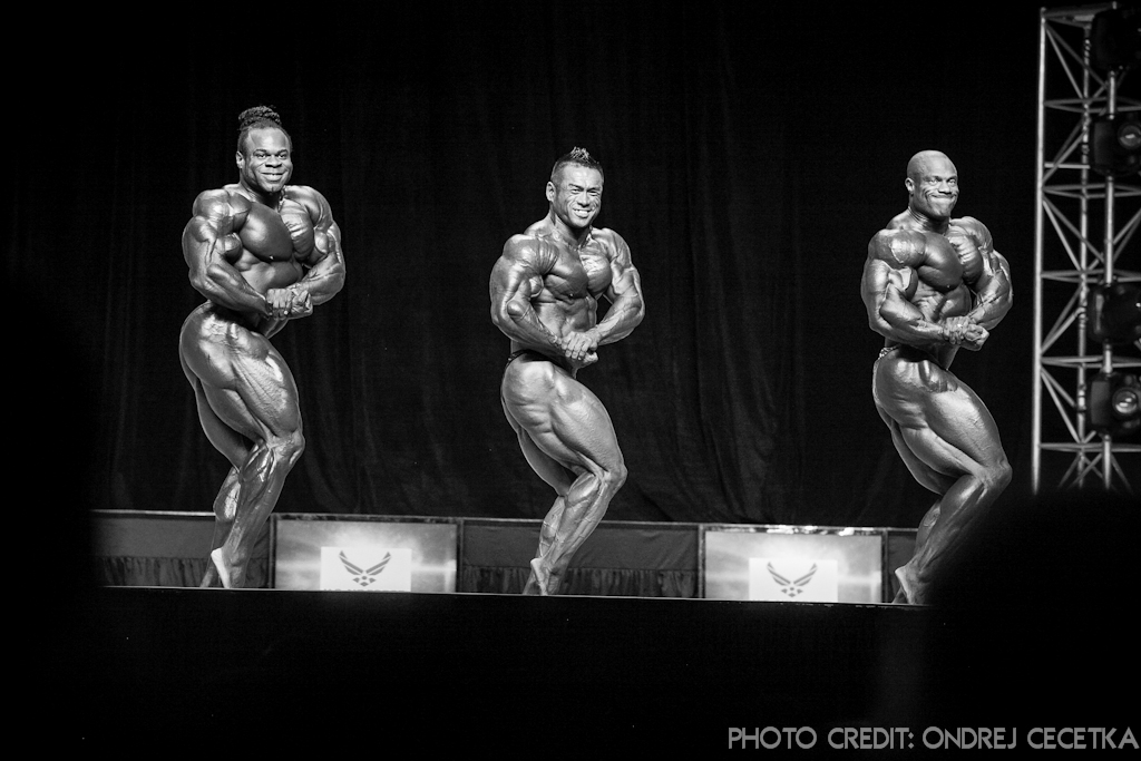 Kai Greene, Hidetada Yamagishi, Phil Heath