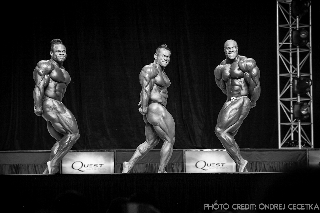 Kai Greene, Hidetada Yamagishi, Phil Heath