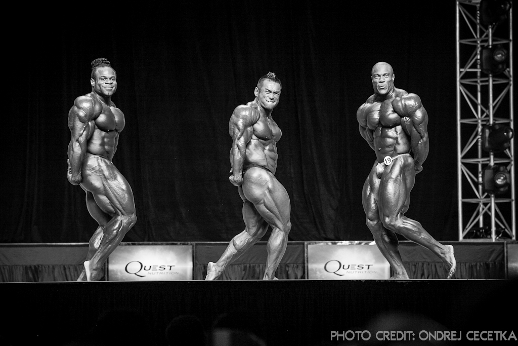 Kai Greene, Hidetada Yamagishi, Phil Heath