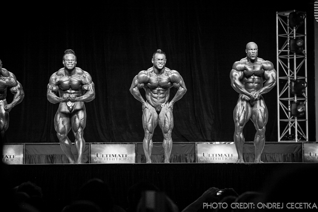 Kai Greene, Hidetada Yamagishi, Phil Heath
