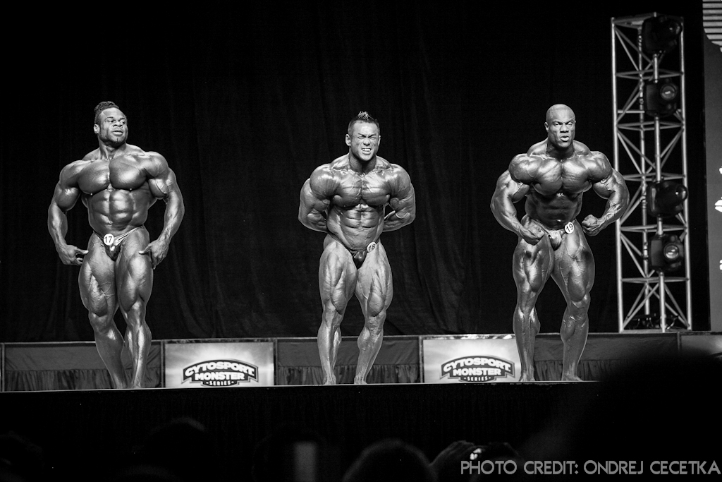 Kai Greene, Hidetada Yamagishi, Phil Heath