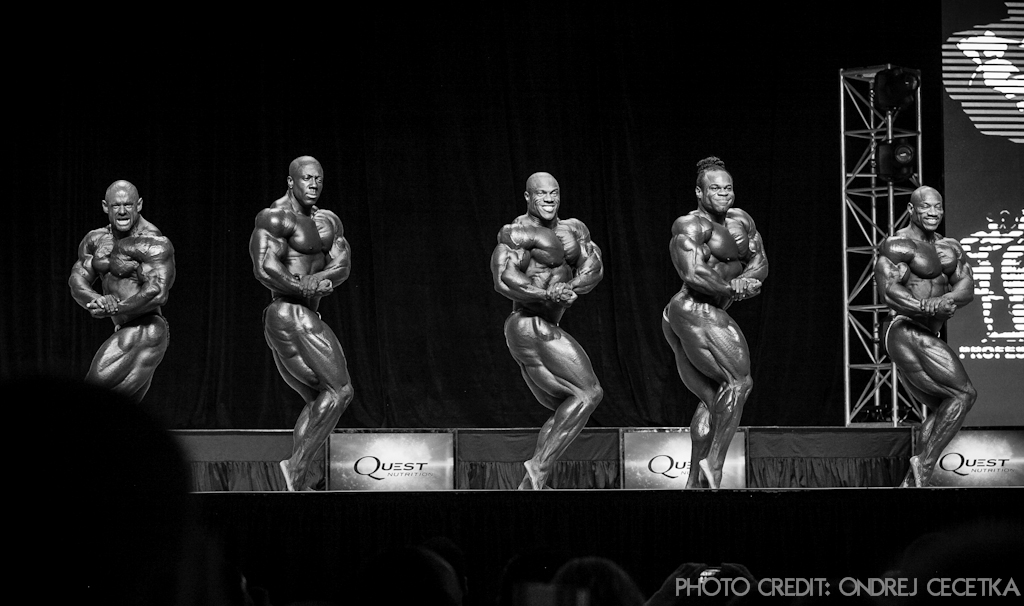 Branch Warren, Shawn Rhoden, Phil Heath, Kai Greene, Dexter Jackson