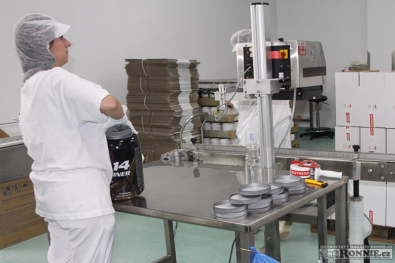 Exkurze u v�robce sportovn� v��ivy Nutrend