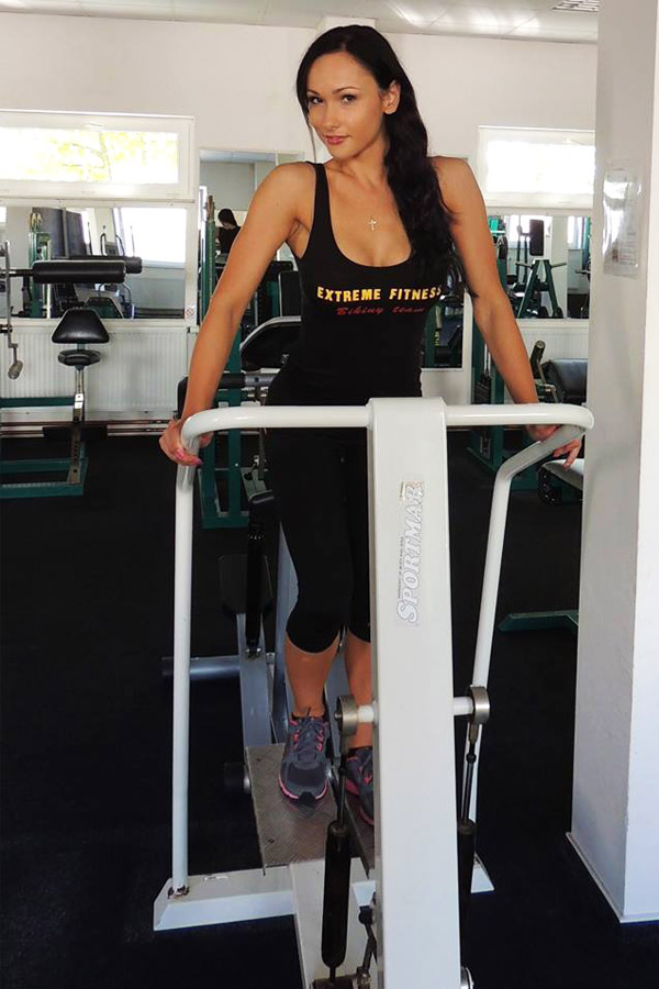 Maria Pomerantseva v p��prav� na MS �en a fitness mu�� 2013