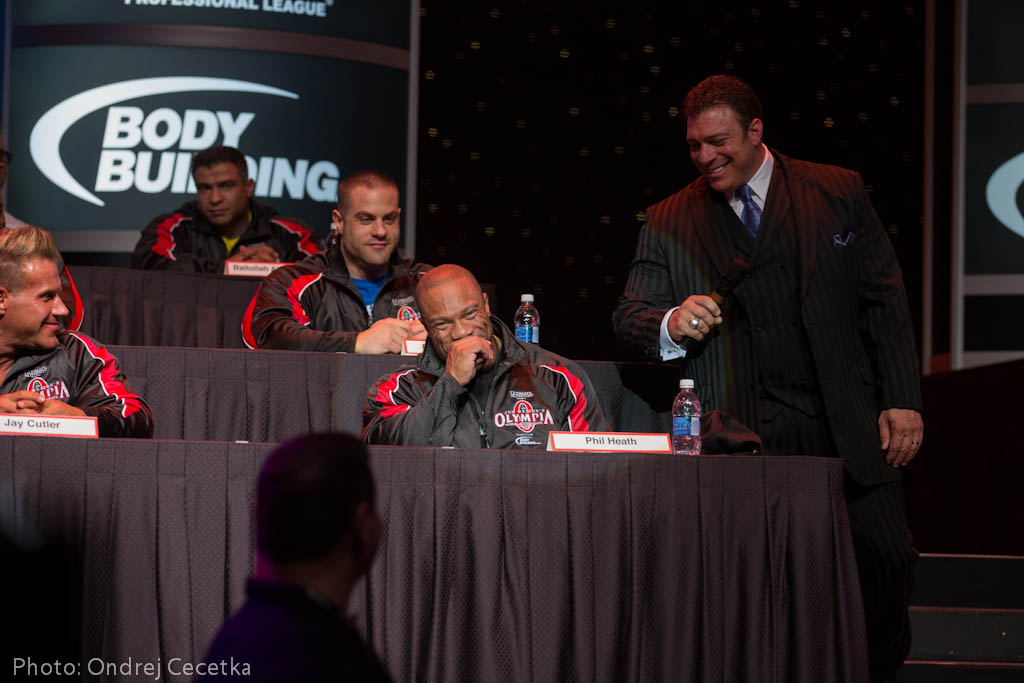 Jay Cutler, Baitollah Abbaspour, Evan Centopani, Phil Heath, Bob Cicherillo
