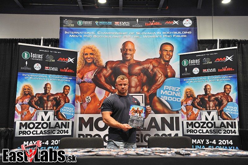 Andrej Mozol�ni na st�nku Mozolani Pro Classic 2014