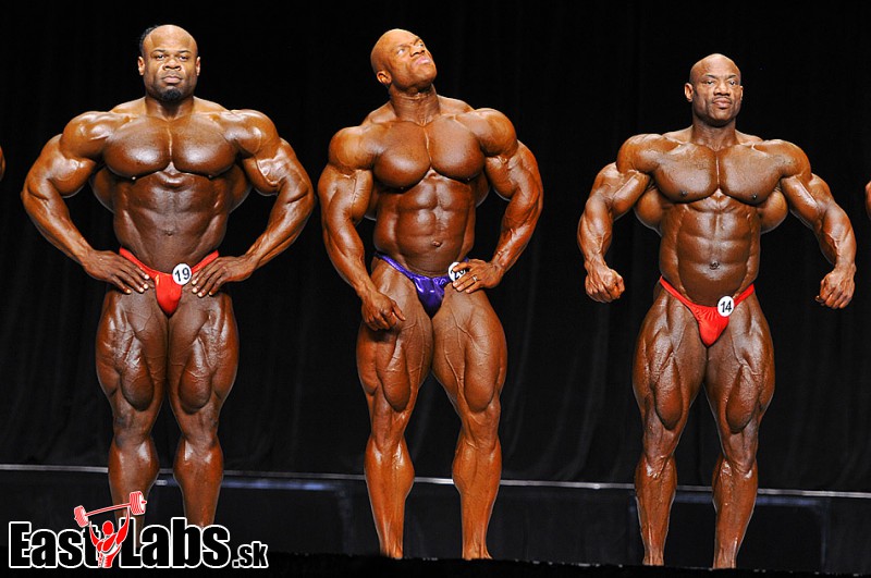 Kai Greene, Phil Heath, Dexter Jackson
