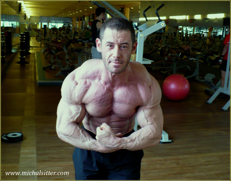 Michal Sitter v p��prav� na Arnold Classic Europe 2013