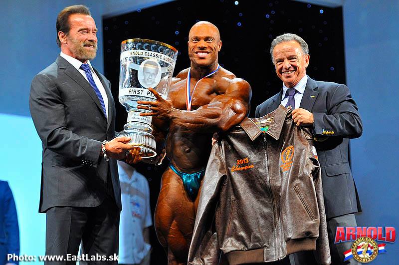 Arnold Schwarzenegger, Phil Heath, Rafael Santonja