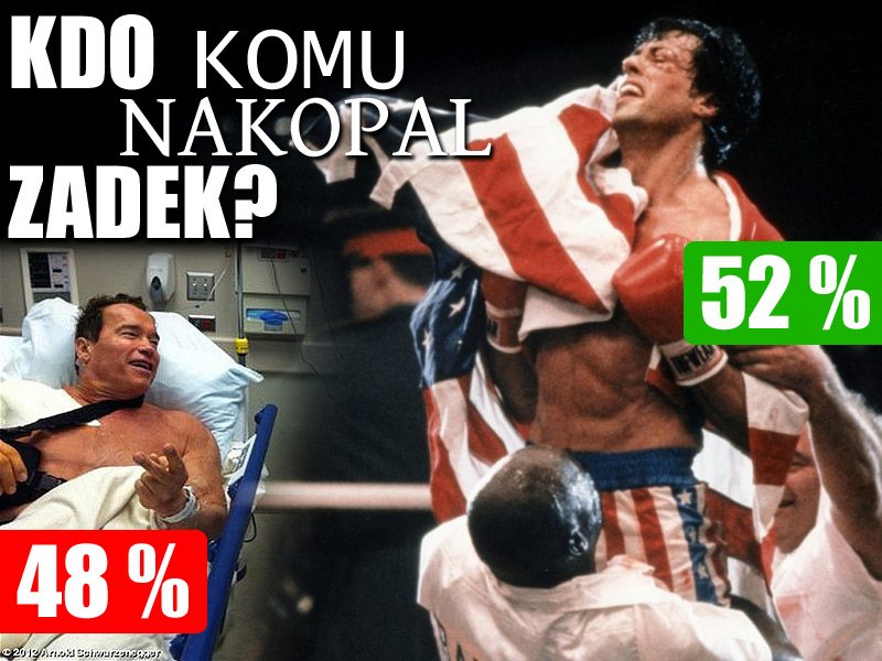 Arnold vs. Sylvester: Kdo komu nakopal nakonec zadek?