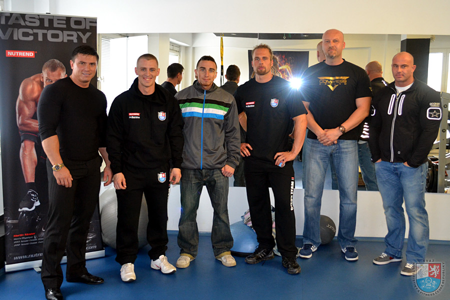 Vja�eslav Vinogradov, Luk� Topinka, Tom� Hor�k, Boris Orava, Jan Martinec a Boris Orava a Tom� Bure�