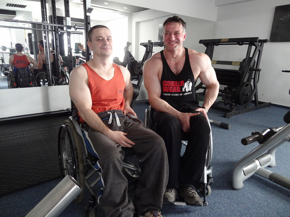 Daniel Minster a Petr Lind�k v p��prav� na jarn� sout�e